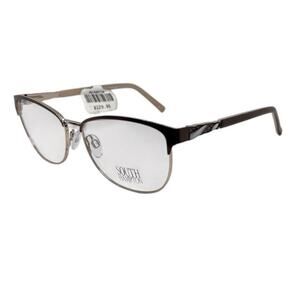 SOUTH HAMPTON SH9001 BROWN GOLD AUTHENTIC DESIGNER EYEGLASSES 55-15